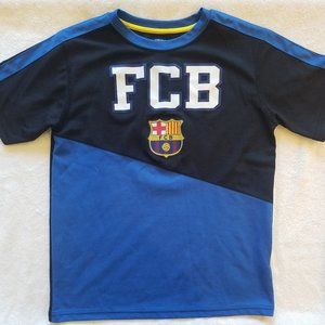 FCB Barcelona Youth Size Large Blue/Black Jersey